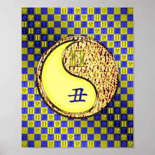 Póster Gemini y Ox de incendios