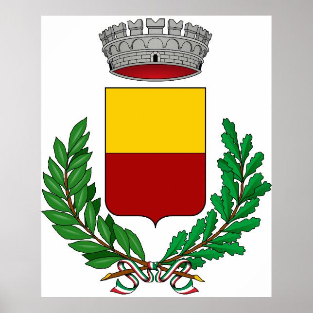 Póster Gemona del Friuli Stemma, Italia (Frente)