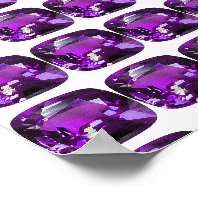 Póster Gemstone Purple tanzano (Esquina)