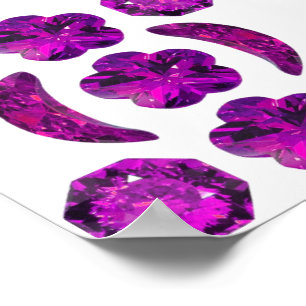 Póster Gemstone Purple tanzano