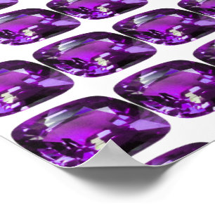 Póster Gemstone Purple tanzano