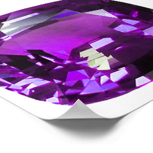 Póster Gemstone Purple tanzano