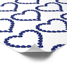 Gemstone Sapphire Blue Heart