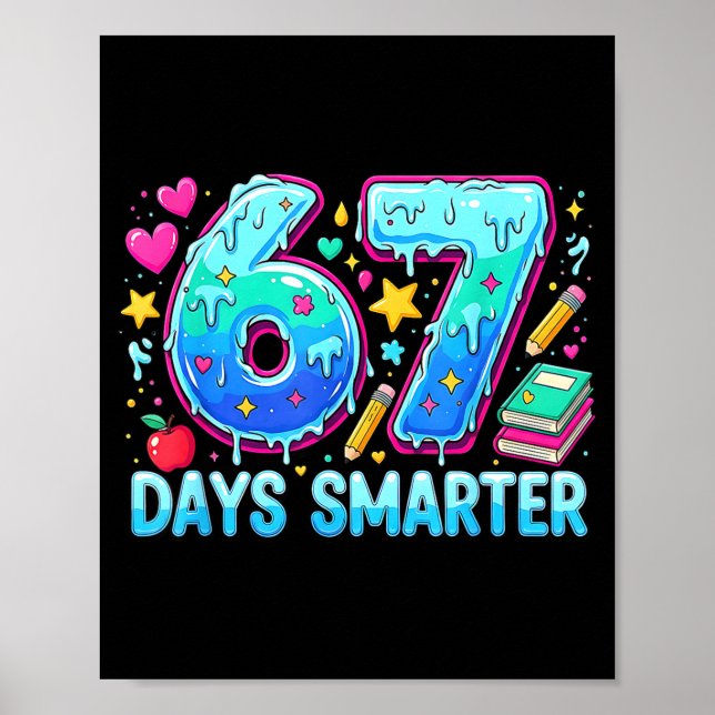 Póster Gen Alpha Slang Kids 67 Teacher Students 67 Days S (Frente)