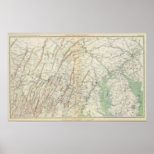 Póster Gen map I