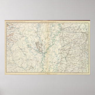 Póster Gen map XIX