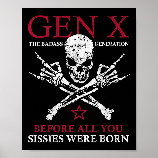 Póster Gen X La Mala Generación Antes De Que Todo Lo Que  (Frente)