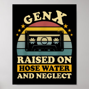 Póster Gen X Levantado Sobre El Agua De La Mano Y Olvidar