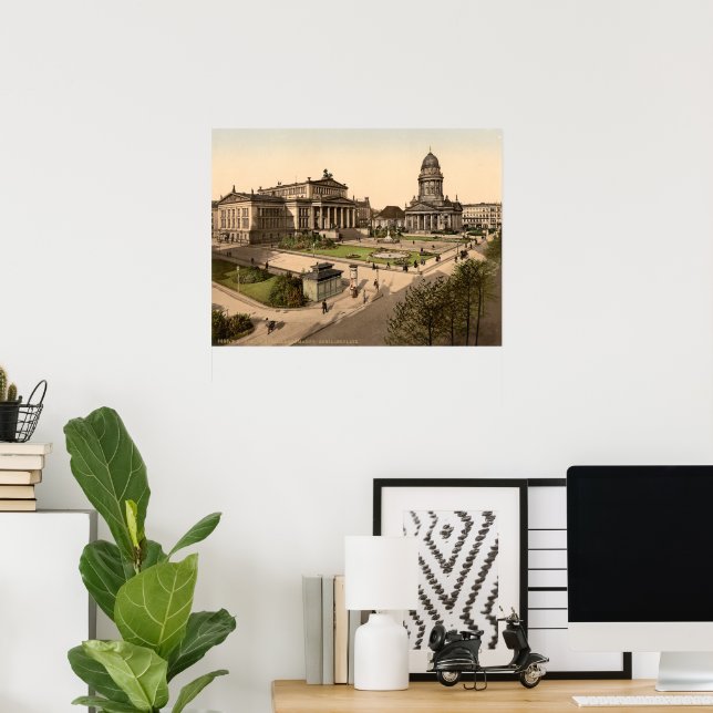 Póster Gendarmenmarkt, Berlín, Alemania (Oficina en casa)
