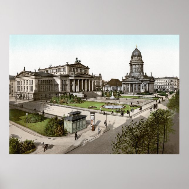 Póster Gendarmenmarkt de Berlín (Frente)