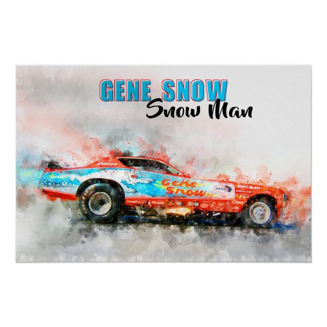 Póster Gene Snow Snowman (Anverso)