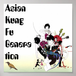 Póster Generación asiática de kung fu