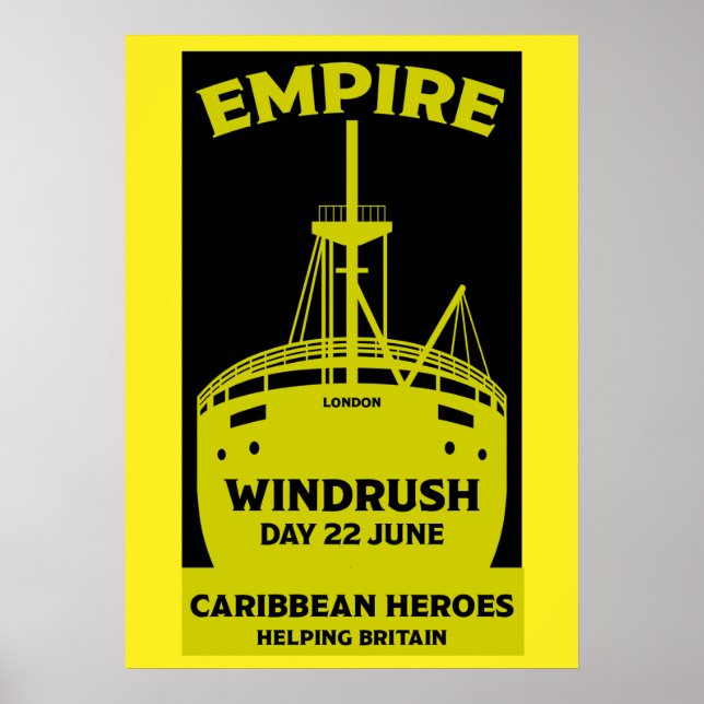 Póster Generación Windrush (Frente)