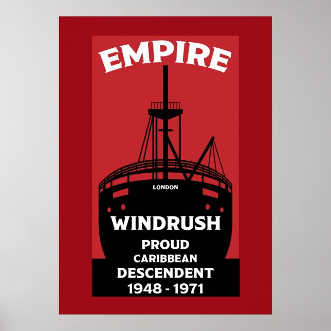 Póster Generación Windrush (Frente)