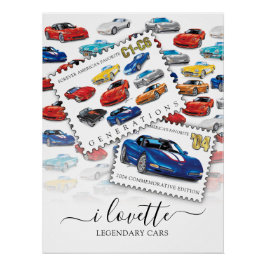 PÓSTER GENERACIONES DE ARTE AUTOMÓVIL