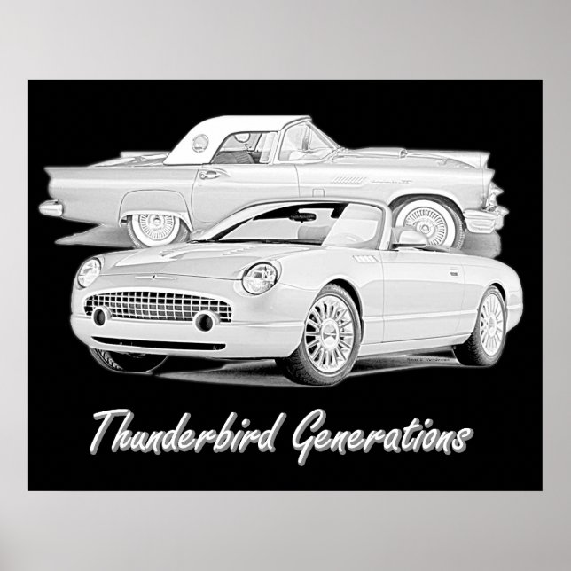 Póster Generaciones de Thunderbird (Frente)