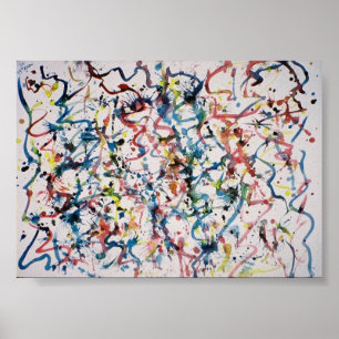 Póster generador abstracto