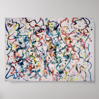 Póster generador abstracto