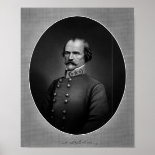 Póster General Albert Sidney Johnston