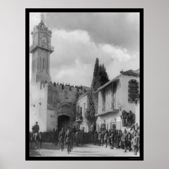 Póster General Allenby en Jerusalén 1917 (Frente)