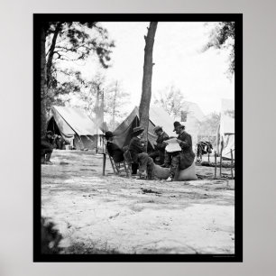 Póster General Ambrose E. Burnside y Matthew Brady 1863