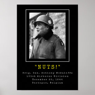 Póster General Anthony McAuliffe - NUTS
