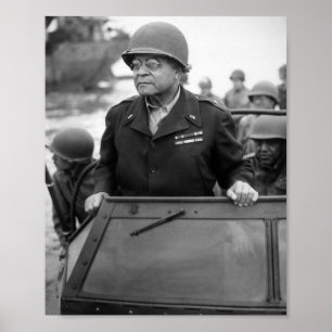 Póster General Benjamin Davis - Segunda Guerra Mundial -