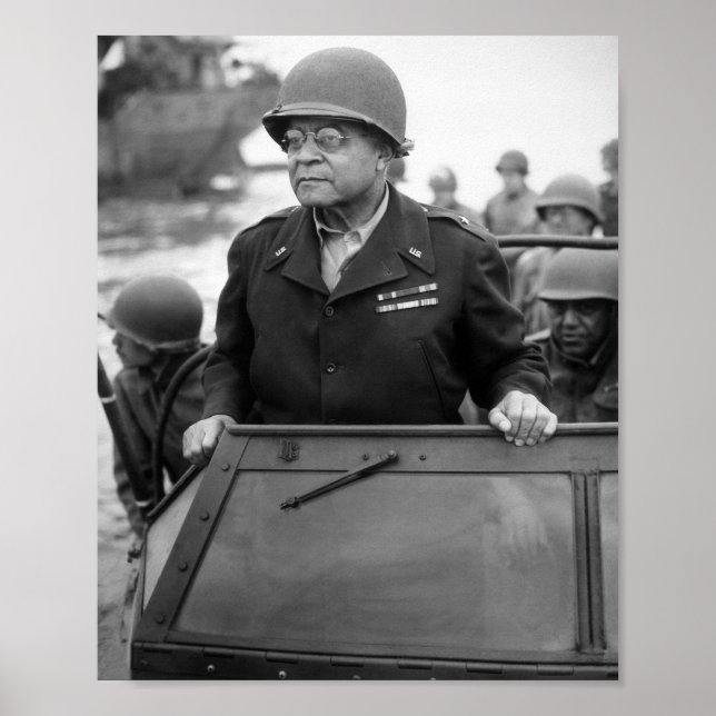 Póster General Benjamin Davis - Segunda Guerra Mundial -  (Frente)