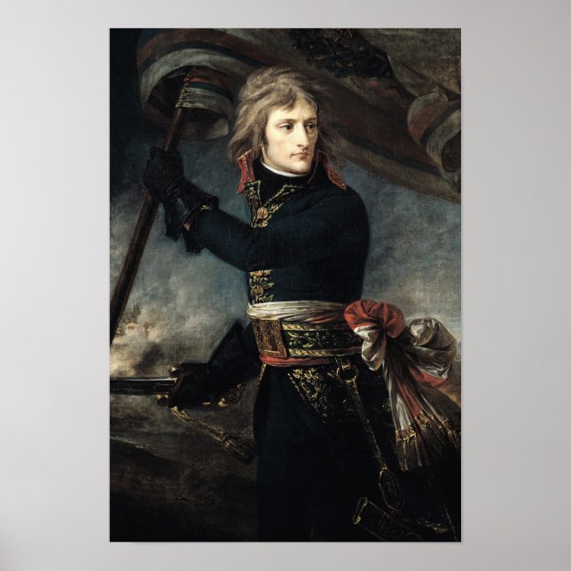 Póster General Bonaparte en el puente de Arcole (Frente)