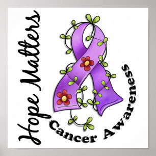Póster General Cancer de las materias de la esperanza de