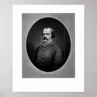 Póster General Confederado Albert Sidney Johnston
