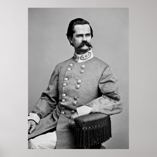 Póster General de Brigada Richard L.T. Beale, C.S.A., año (Frente)