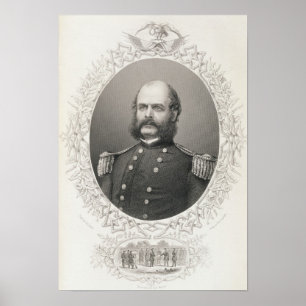 Póster General de División Ambrose Everett Burnside