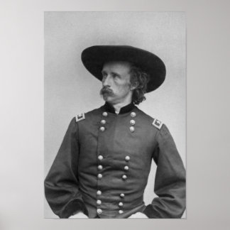 Póster General de División George Armstrong Custer