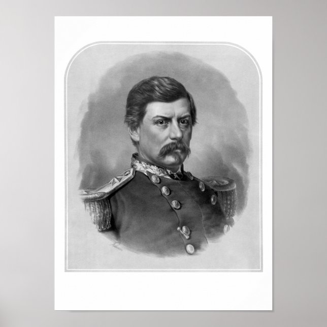 Póster General de la Unión George McClellan (Frente)