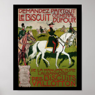 Póster General Dufour Flour le Biscuit 1899