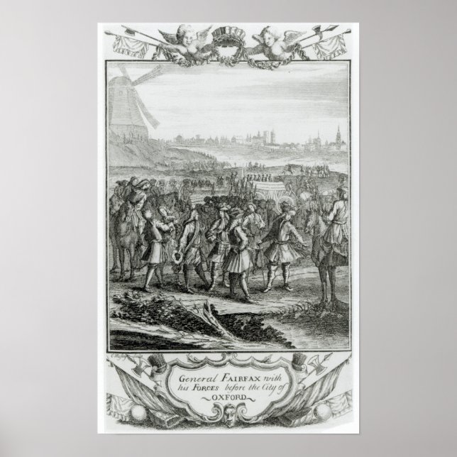 Póster General Fairfax with his forces before (Frente)