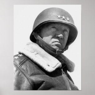 Póster General George Patton — Segunda Guerra Mundial