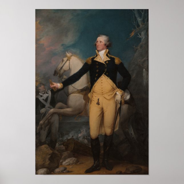 Póster General George Washington en Trenton (Frente)