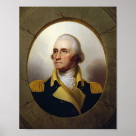 Póster General George Washington Porthole Painting
