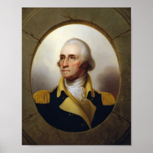 Póster General George Washington Porthole Painting