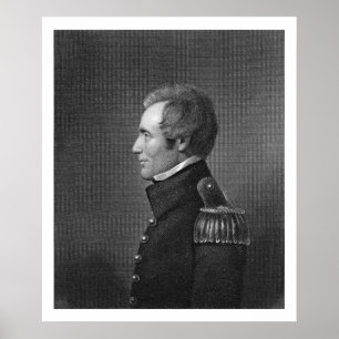 Póster General importante Edmund Pendleton Gaines