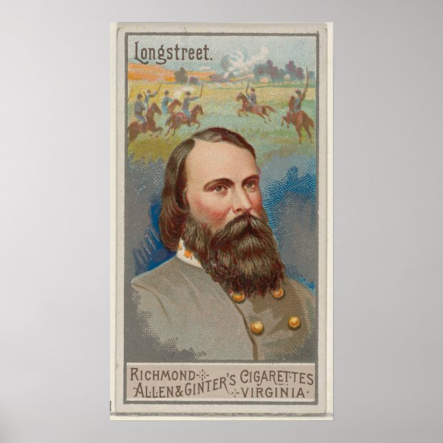 Póster General James Longstreet (Frente)