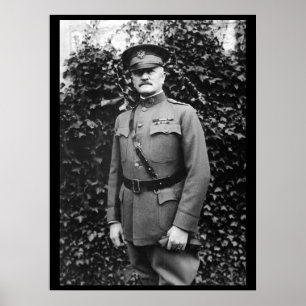 Póster General John J. Pershing. Imagen General_War