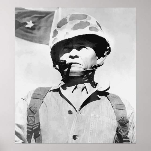 Póster General Lewis "Chesty" Puller (Frente)