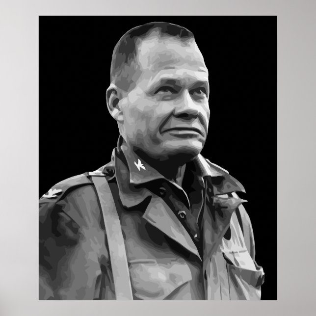 Póster General Lewis Puller - "Afirmación" (Frente)