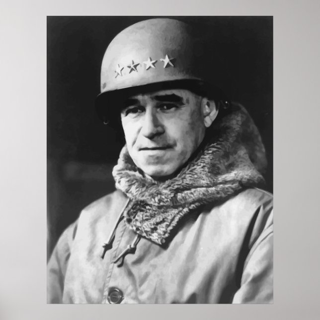 Póster General Omar Bradley (Frente)