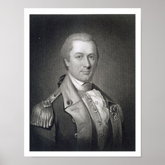 Póster General Otho Holland Williams (1749-94) grabado po (Frente)