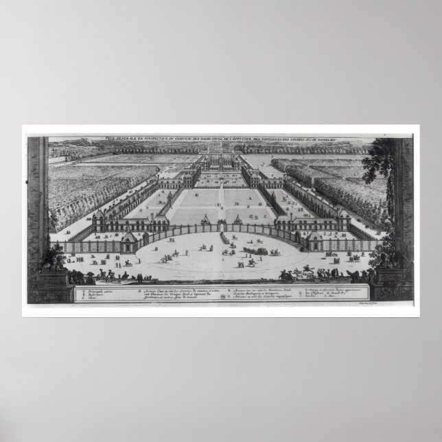 Póster General Perspective View of the Chateau (Frente)
