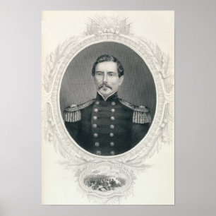 Póster General Pierre Gustave Toutant Beauregard
